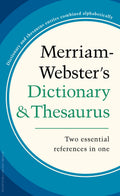 Merriam-Webster's Dictionary & Thesaurus - Revised & Updated - Mass-Market Paperback cover