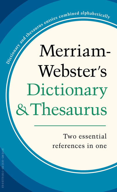Merriam-Webster's Dictionary & Thesaurus - Revised & Updated - Mass-Market Paperback