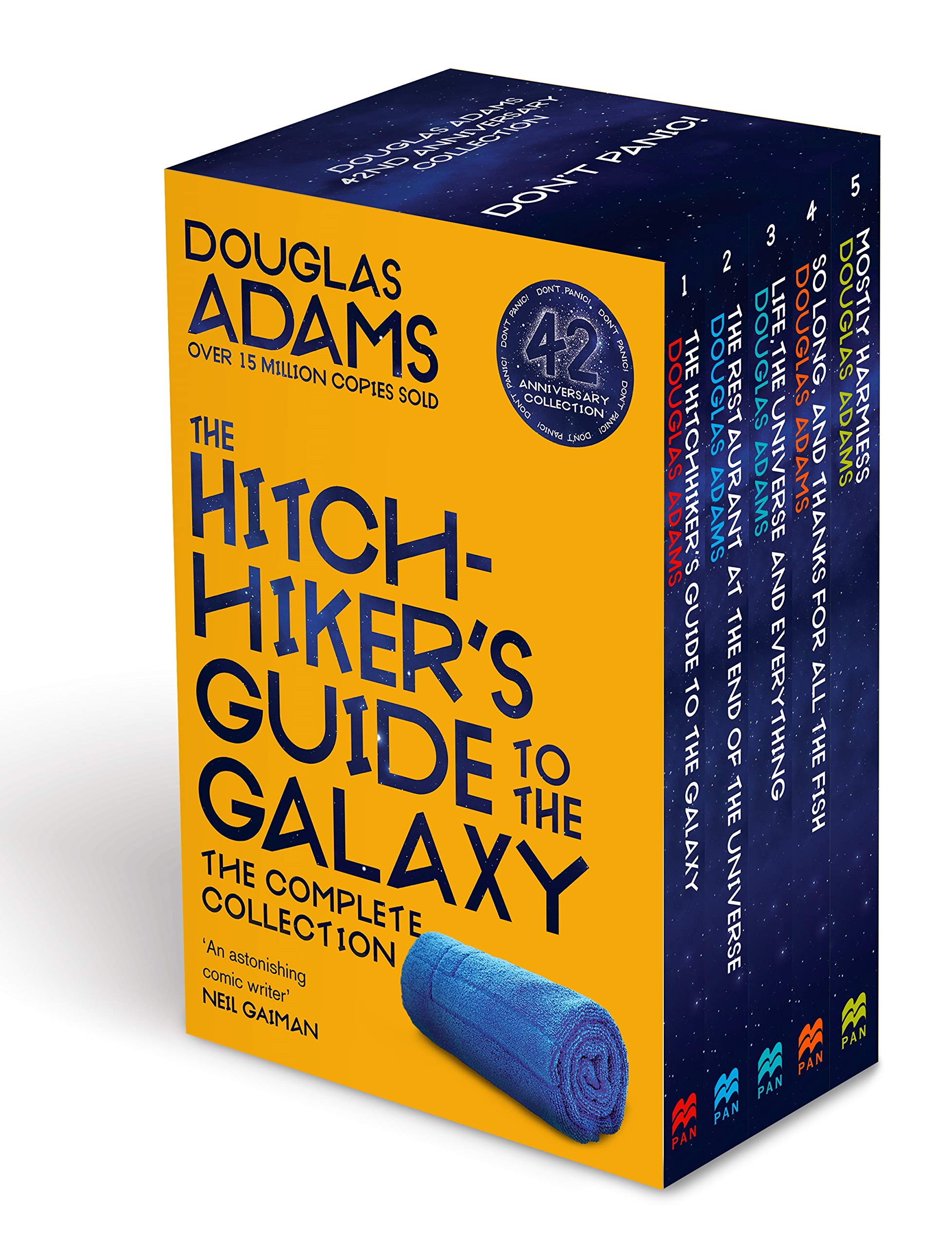 The Complete Hitchhiker's Guide to the Galaxy Boxset: Guide to the Galaxy / The Restaurant at the End of the Universe /  cover