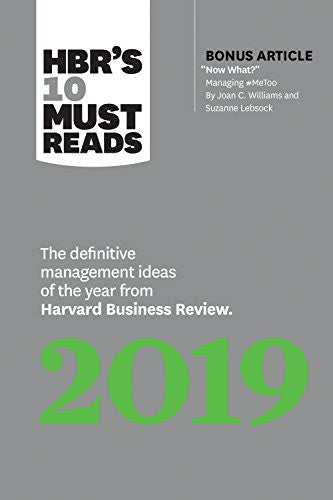 Hbrs 10 Must Reads 2019