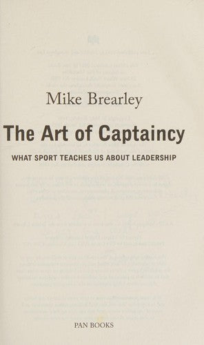 The Art of Captaincy